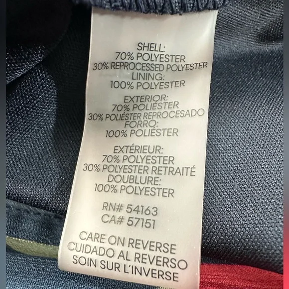 Calvin Klein Floral Sleeveless Chiffon High-Low Dress Navy Pink Red Elegant 12 - Picture 11 of 12